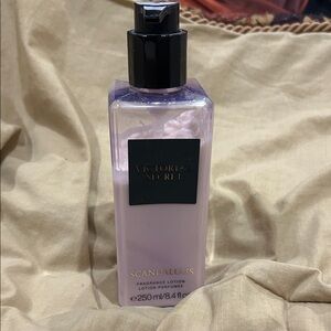 Victoria's Secret Scandalous Lotion - Light Purple Bottle with Black Cap